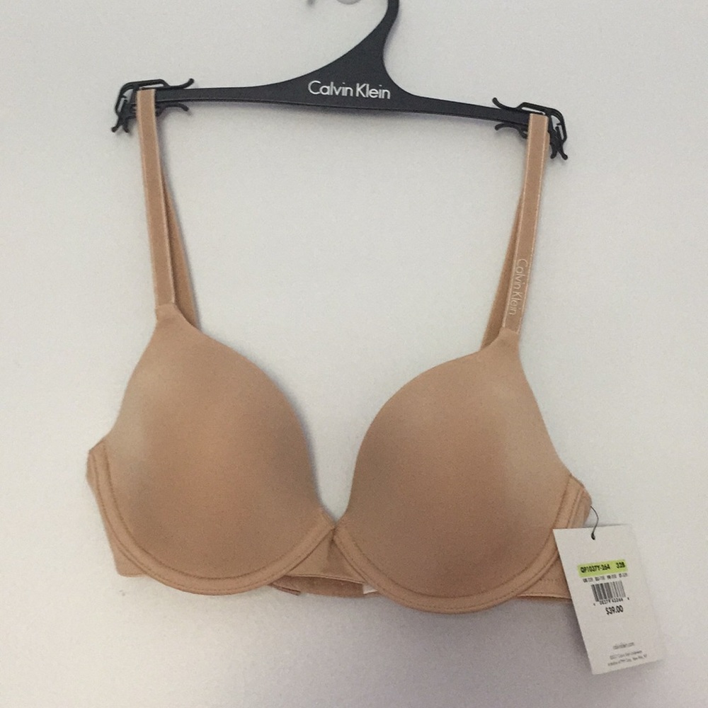 Calvin Klein T-shirt Bra Tan 32B 34C 34B